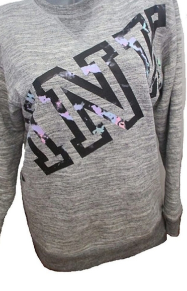 VS PINK Marble Watercolor Pullover Sweatshirt - Picture 4 of 7